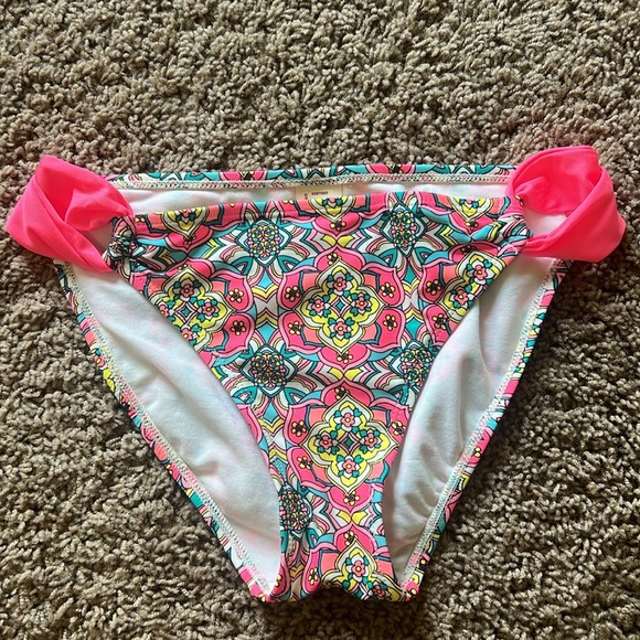 Arizona Jean Company Women’s Strapless Floral Tankini Size Small - Picture 2 of 10